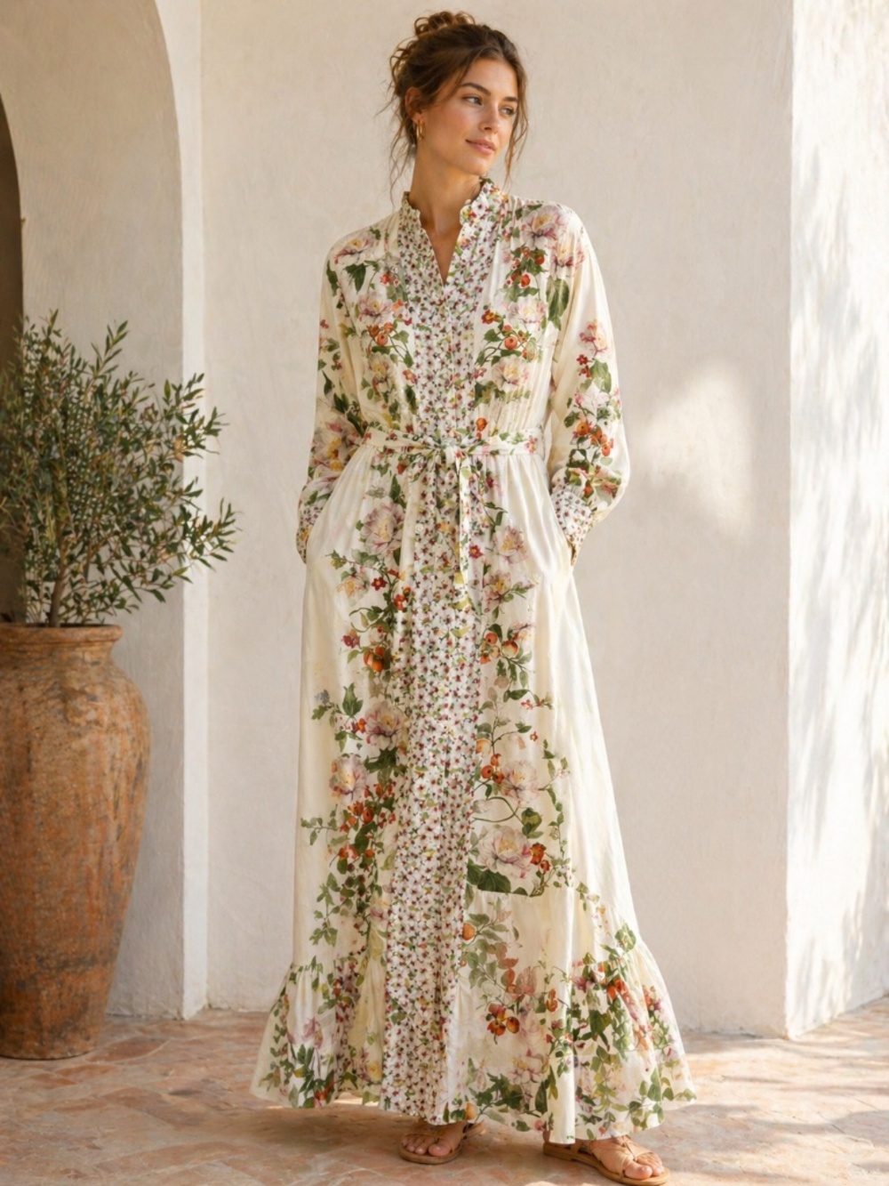 Borgo de Nor Floral Dress